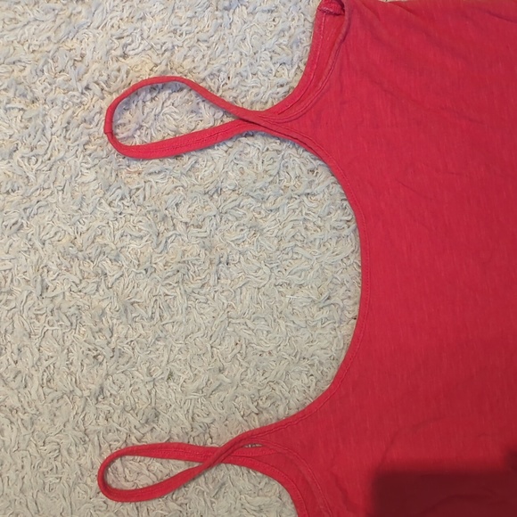 Lands End chili papaya orange tank top size extra small - Picture 2 of 5